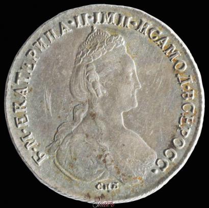 Picture 1 rouble 1782 year СПБ-ИЗ 