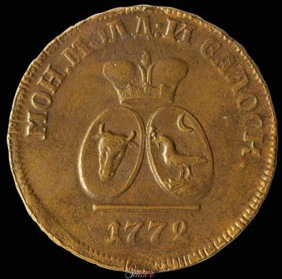 Фото Пара - 3 денги 1772 года  