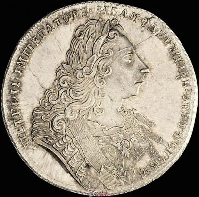 Фото 1 рубль 1729 года  "Тип 1729"