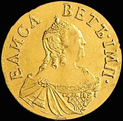 Фото Полтина 1756 года  