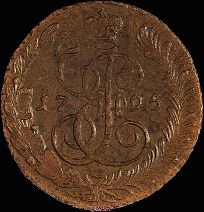 Фото 5 копеек 1795 года АМ "Павловский перечекан"