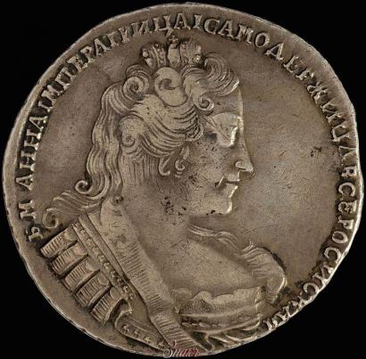 Picture 1 rouble 1733 year  
