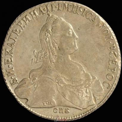 Picture 1 rouble 1774 year СПБ-ФЛ 