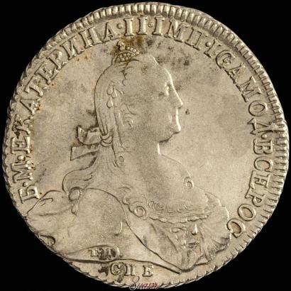 Picture 1 rouble 1775 year СПБ-ФЛ 