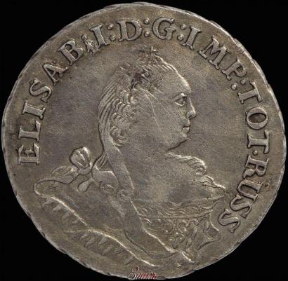Picture 1/3 Thaler 1761 year  