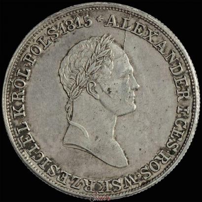 Picture 5 złotych 1830 year KG 
