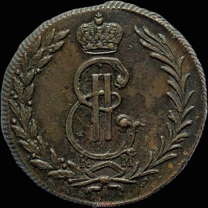 Фото 5 копеек 1774 года КМ 