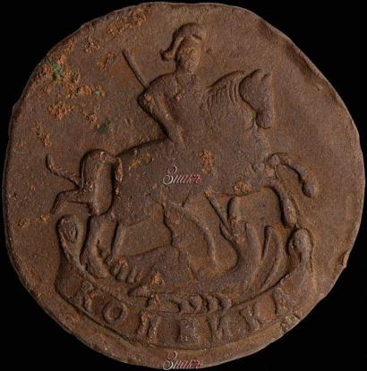 Picture 1 kopeck 1790 year  