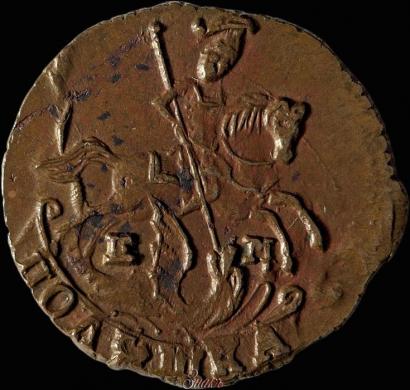 Фото Полушка 1789 года ЕМ 