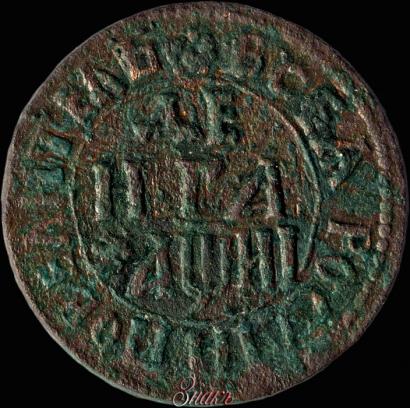 Фото Денга 1718 года  