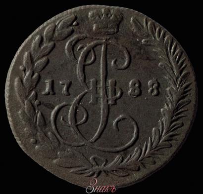 Фото Денга 1788 года КМ 