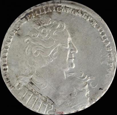 Фото 1 рубль 1733 года  