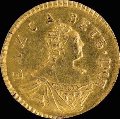 Фото Полтина 1756 года  