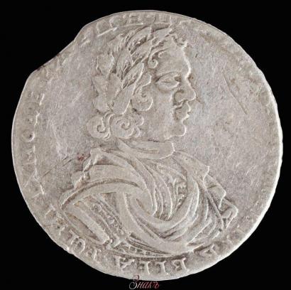 Фото Полтина 1718 года  