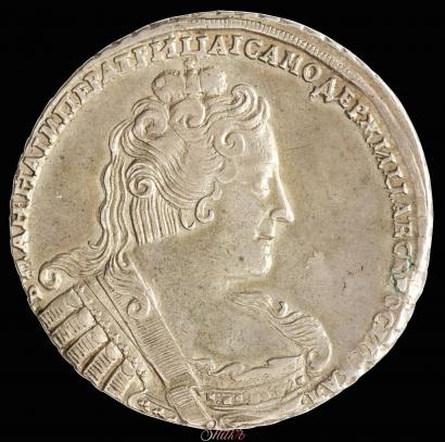 Фото 1 рубль 1733 года  