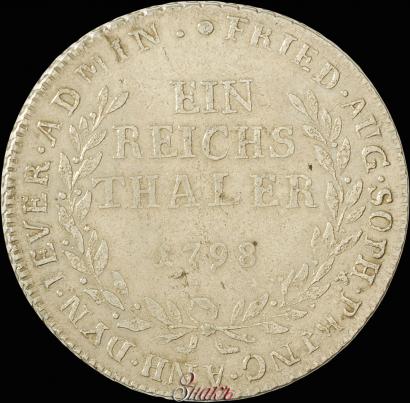 Picture Ein reichsthaler 1798 year  "Dutchy of Jever"