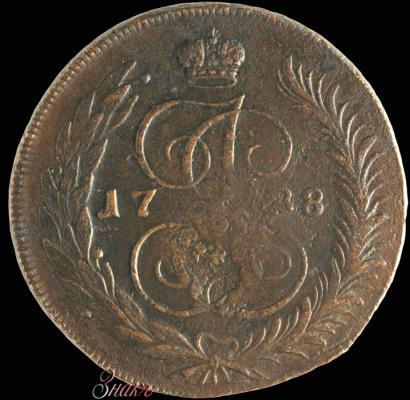 Picture 5 kopecks 1788 year СПМ 