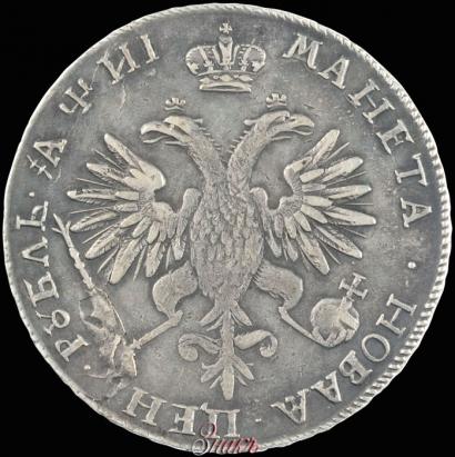 Picture 1 rouble 1718 year OK-L 