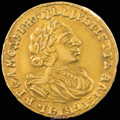 Фото 2 рубля 1721 года  