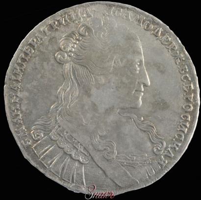 Picture 1 rouble 1734 year  "Type of 1734"