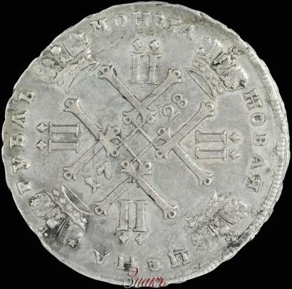 Picture 1 rouble 1728 year  "Type of 1728"