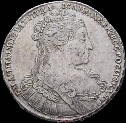 Picture 1 rouble 1734 year  "Type of 1734"