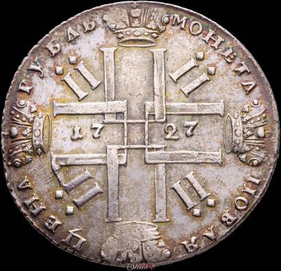 Picture 1 rouble 1727 year СПБ "Petersburg type"