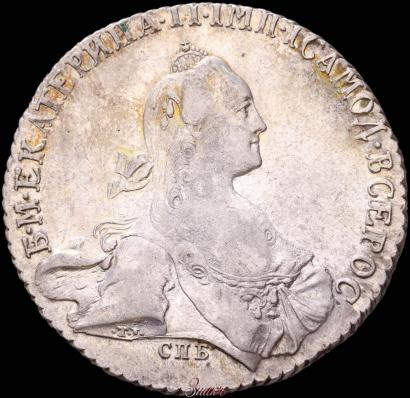 Picture 1 rouble 1769 year СПБ-СА 