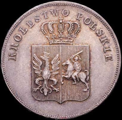 Picture 5 złotych 1831 year KG "Polish uprising"
