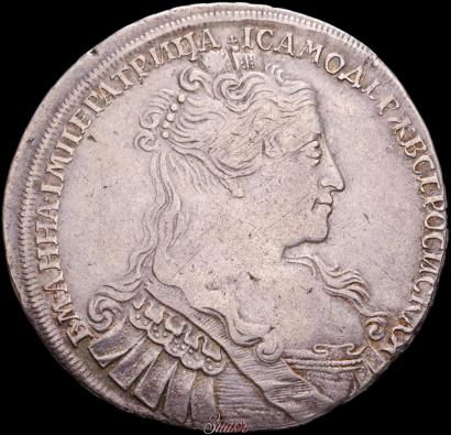 Фото 1 рубль 1734 года  "Тип 1734 года"
