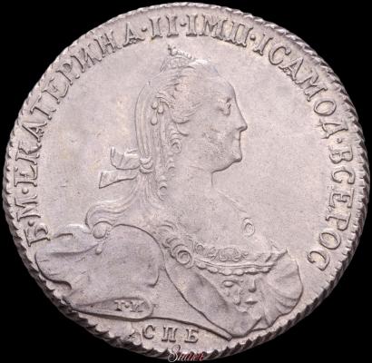 Фото 1 рубль 1776 года СПБ-ЯЧ 