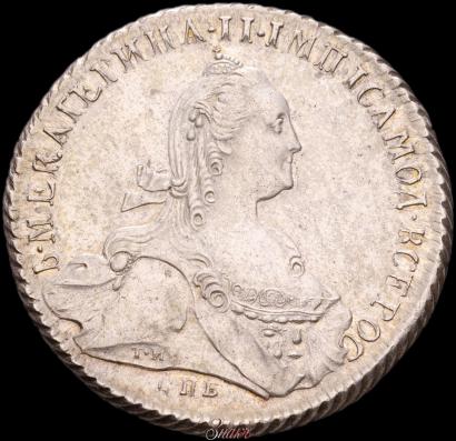 Picture 1 rouble 1776 year СПБ-ЯЧ 