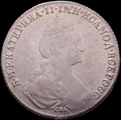 Фото 1 рубль 1777 года СПБ-ФЛ 