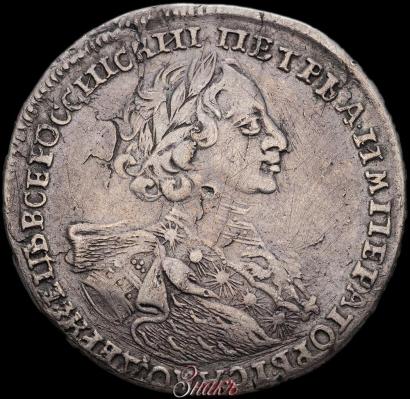 Picture Poltina 1723 year  "Portrait with ermine mantle"