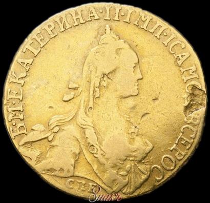 Picture 5 roubles 1786 year СПБ 