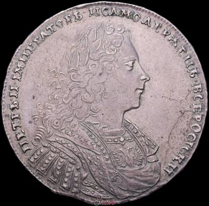 Фото 1 рубль 1728 года  "Тип 1728"