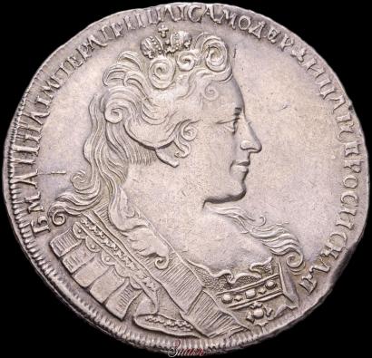 Picture 1 rouble 1731 year  