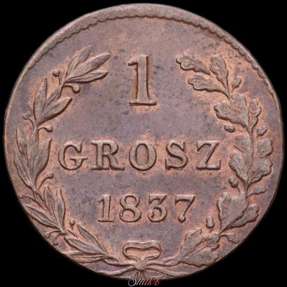 Picture 1 grosz 1837 year MW 