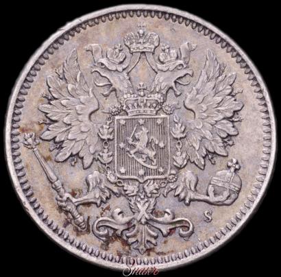 Фото 25 пенни 1875 года S 