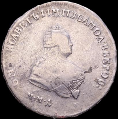 Фото Полуполтинник 1749 года ММД 