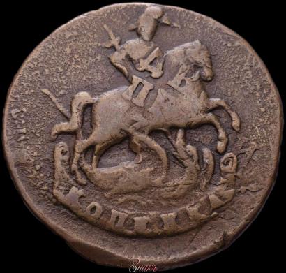 Picture 1 kopeck 1788 year  