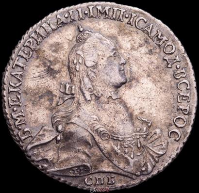 Фото Полтина 1764 года СПБ-ЯI 
