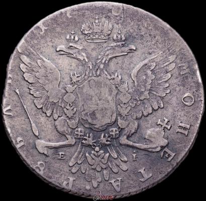 Фото 1 рубль 1768 года ММД-EI 