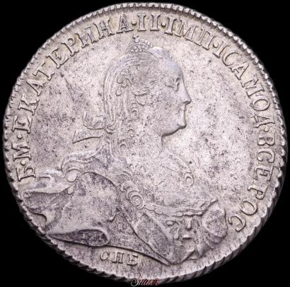 Picture 1 rouble 1776 year СПБ-ЯЧ 
