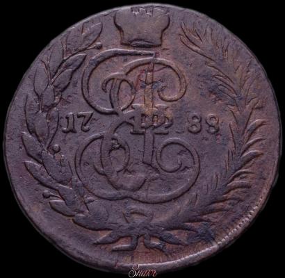 Фото 1 копейка 1788 года ММ 