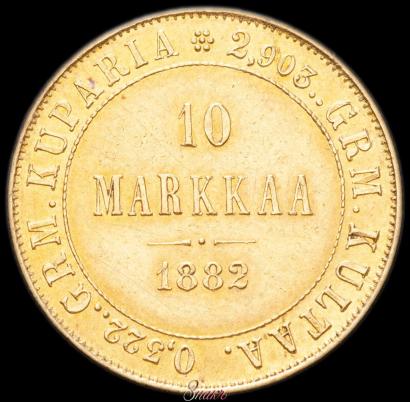 Picture 10 markkaa 1882 year S 
