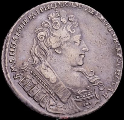 Фото 1 рубль 1732 года  