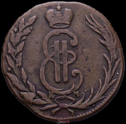Picture 1 kopeck 1769 year КМ 