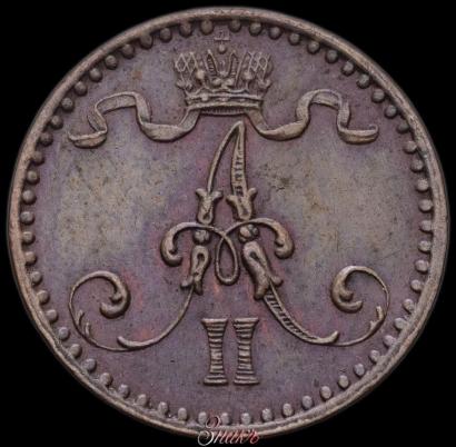 Фото 1 пенни 1867 года  