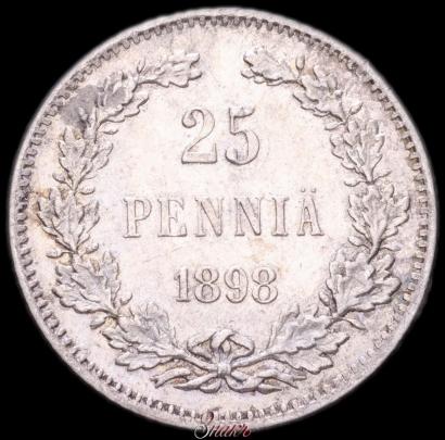 Фото 25 пенни 1898 года L 